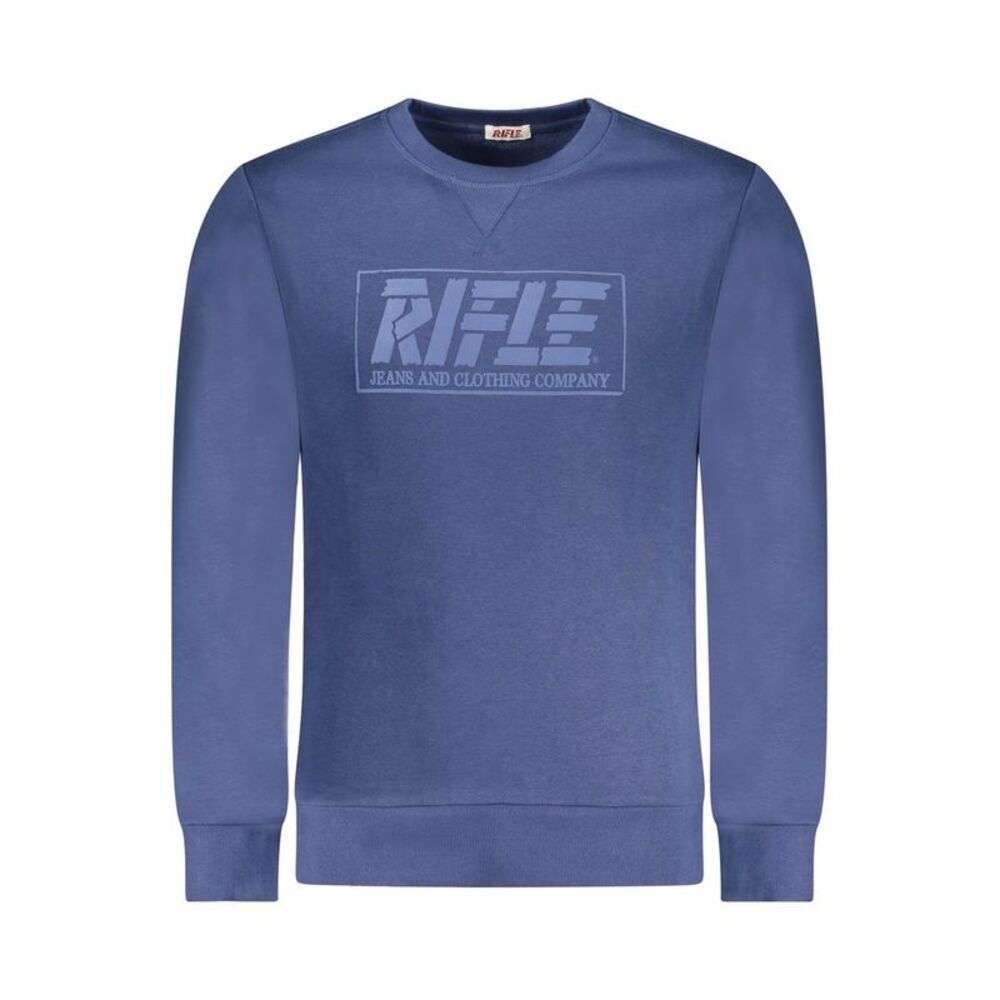 Rifle Blue Cotton Men Men's Sweatshirt